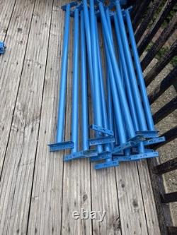 Industrial Garment Racking Unit 18 Hanging Rails Heavy Duty