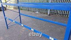 Industrial Heavy duty pallet racking 1.9m H x 2.8m W. 1 Bay 2 shelves