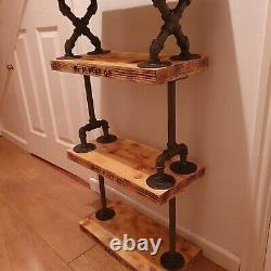 Industrial Retro Quirky Steampunk Shelf, ideal for shops bars restaurants. Homes