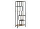 Industrial Shelving Unit Birlea Urban Chic Tall Bookcase Rustic Metal Wood