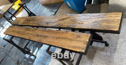 Industrial Shelving Wooden In Steel Case