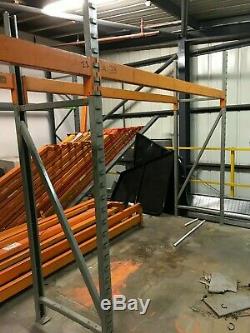Job Lot Pallet Racking 9 Bays Heavy Duty storage, industrial shelving warehouse