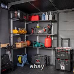Keter 97cm / 38.1 Shelving Kit in Black Heavy Duty Storage
