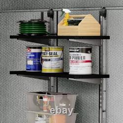 Keter 97cm / 38.1 Shelving Kit in Black Heavy Duty Storage