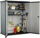 Keter High Plus Store Outdoor Storage Shed Plastic Garden Storage With 2 Shelves