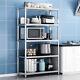 Kitchen 5 Tier Racking Stainless Steel Heavy Duty Shelving Storage Shelves 120cm