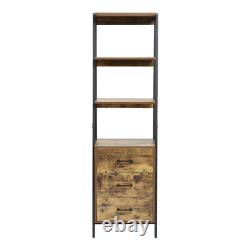 Ladder Shelf Bookshelf 4-Tier Shelving Plant Stand Cabinet Storage Cupboard Rack