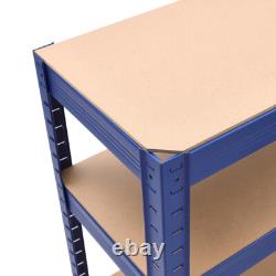 Large Garage Racking 3 Bays Shelving Unit Boltless Heavy Duty Shelf Shed Storage