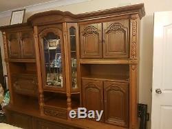 Large German solid display Unit Cabinet