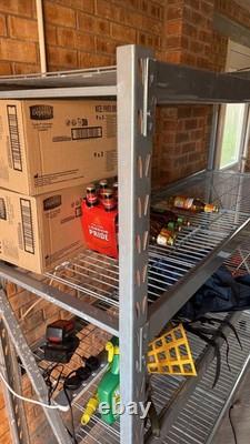 Large Heavy 2m Duty Metal Garage Racking Shelving Unit Homebase Steel Storage