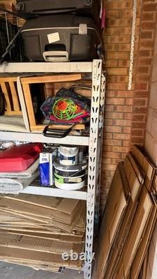 Large Heavy 2m Duty Metal Garage Racking Shelving Unit Homebase Steel Storage