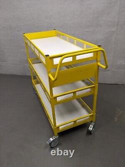 Large Heavy Duty 3 Tier Shelf Warehouse Order Picking Trolley