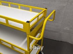 Large Heavy Duty 3 Tier Shelf Warehouse Order Picking Trolley