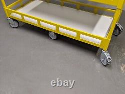 Large Heavy Duty 3 Tier Shelf Warehouse Order Picking Trolley