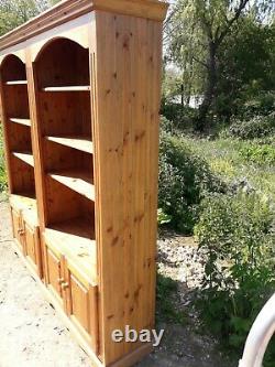 Large pine bookcase