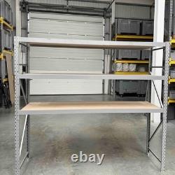 Longspan Shelving Industrial Heavy Duty Shelves 2.1m Length Modular Bays