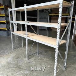 Longspan Shelving Industrial Heavy Duty Shelves 2.1m Length Modular Bays