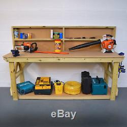MDF Wooden Heavy Duty Work Bench Hand Made in UK Pressure Treated