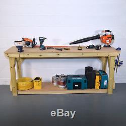 MDF Wooden Heavy Duty Work Bench Hand Made in UK Pressure Treated
