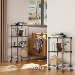 MZG 1000 lbs 4-Shelf Adjustable Heavy Duty Steel Wire Rack for Kitchen, Garage