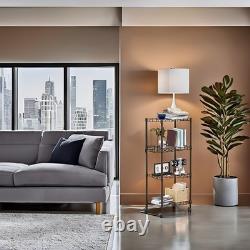 MZG 1000 lbs 4-Shelf Adjustable Heavy Duty Steel Wire Rack for Kitchen, Garage