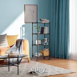 MZG 1000 lbs 4-Shelf Adjustable Heavy Duty Steel Wire Rack for Kitchen, Garage