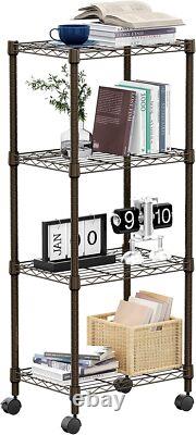 MZG 1000 lbs 4-Shelf Adjustable Heavy Duty Steel Wire Rack for Kitchen, Garage