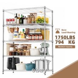 MZG 5 Tier Heavy Duty Racking Shelf Garage Shelving Storage Shelves 180x120x45cm