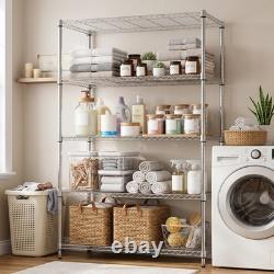 MZG 5 Tier Heavy Duty Racking Shelf Garage Shelving Storage Shelves 180x120x45cm