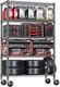Mzg 5 Tier Metal Storage Shelf Storage Rack With Wheel Commercial Wire Rack 75.6h