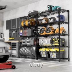 MZG Garage Racking Shelving Unit Boltless Heavy Duty Metal Storage Shelf 5 Tier