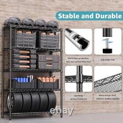 MZG Garage Racking Shelving Unit Boltless Heavy Duty Metal Storage Shelf 5 Tier