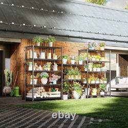 MZG Garage Racking Shelving Unit Boltless Heavy Duty Metal Storage Shelf 5 Tier