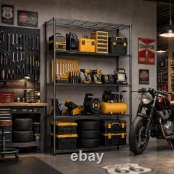 MZG Garage Shelving Heavy Duty Utility Storage Shelves Metal Organizer Rack MZG Garage Shelving Heavy Duty Utility Storage Shelves Metal Organizer Rack