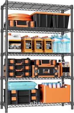 MZG Garage Shelving Heavy Duty Utility Storage Shelves Metal Organizer Rack