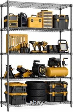 MZG Garage Shelving Heavy Duty Utility Storage Shelves Metal Organizer Rack