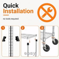 MZG Heavy Duty Metal Garage Shelves Unit Storage Shelving Boltless Tool Shelf