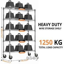 MZG Heavy Duty Metal Garage Shelves Unit Storage Shelving Boltless Tool Shelf