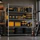 Mzg Heavy Duty Metal Shelving Storage Garage Shelves Utility Rack 45x150x180cm
