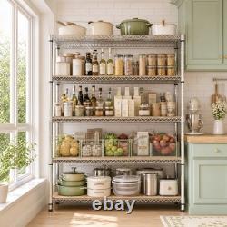 MZG Heavy Duty Metal Shelving Storage Garage Shelves Utility Rack 45x150x180cm