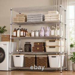 MZG Heavy Duty Metal Shelving Storage Garage Shelves Utility Rack 45x150x180cm