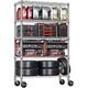 Mzg Heavy Duty Racking Shelf Garage Shelving Storage Shelves /wheel 180x120x45cm