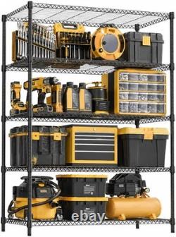 MZG Storage Rack Tool Shelf Heavy Duty Shelves Garage Shelving Wire Adjustable