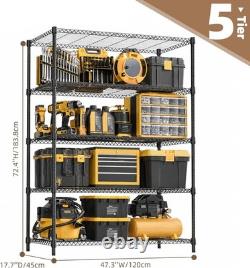 MZG Storage Rack Tool Shelf Heavy Duty Shelves Garage Shelving Wire Adjustable MZG Storage Rack Tool Shelf Heavy Duty Shelves Garage Shelving Wire Adjustable