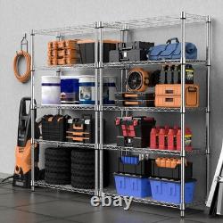 M MZG 567.5 KG Steel Heavy Duty 5-Tier Utility Shelving Unit Steel Organizer
