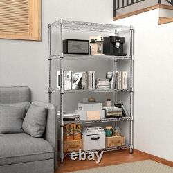 M MZG 567.5 KG Steel Heavy Duty 5-Tier Utility Shelving Unit Steel Organizer