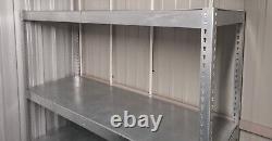 Made in UK. Extra Heavy Duty Racking Shelving Unit 4 Tiers 500KG UDL per Shelf