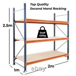 Mecalux M7 Industrial Racking Heavy Duty, 450kg per Shelf, Excellent Condition