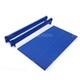 Metal Industrial Shelf Blue Heavy Duty Powder Coated Steel Racking Expansion