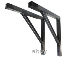Metal Reinforced Shelf Bracket Box Section Mild Steel Heavy Duty UKMADE FREE PP